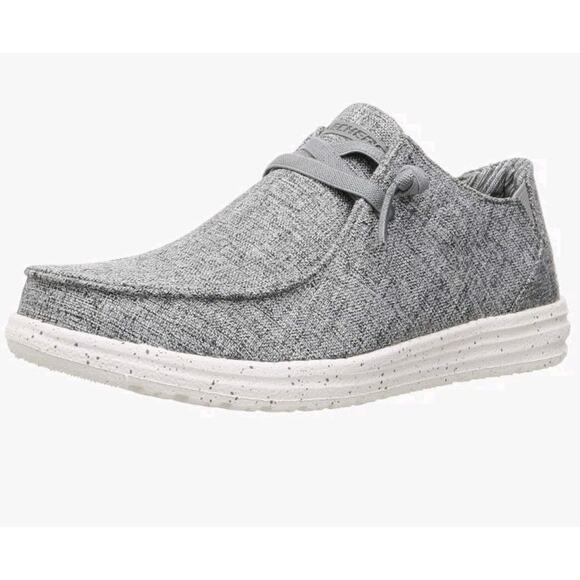 Skechers Melson-Chad Slip-On Shoes Grey Men’s 11.5 GUC – Free Shipping - Picture 1 of 11